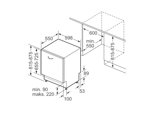 lave vaisselle tout intégrable 60 cm siemens sn61hx08ve : performance et discrétion assurées