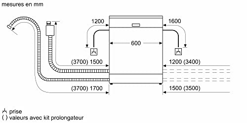 lave vaisselle bosch sms6zcw48e série 6 : avis, caractéristiques et prix blanc, pose libre, home connect