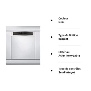 Lave vaisselle encastrable Whirlpool WBC3C26X : Lave vaisselle intégrable 60 cm – Classe A++ / 46 dB – 14 couverts – Bandeau Inox Lave vaisselle encastrable Whirlpool WBC3C26X : Lave vaisselle intégrable 60 cm – Classe A++ / 46 dB – 14 couverts – Bandeau Inox