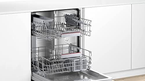 lave vaisselle encastrable bosch smi4has48e série 4 : 60cm, 13 couverts, home connect metallic