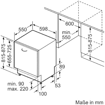 lave vaisselle bosch smv4hvx31e série 4 entièrement intégré : performances éco énergétiques, silence et connectivité