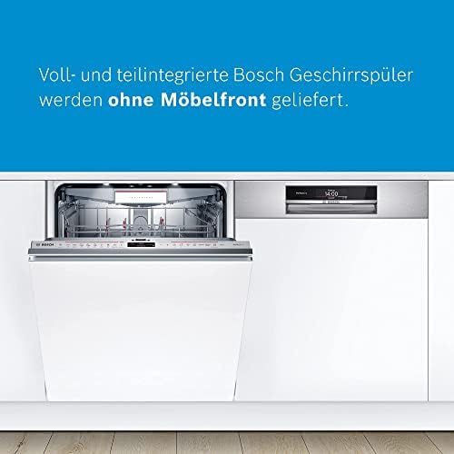lave vaisselle encastrable bosch smi4has48e série 4 : 60cm, 13 couverts, home connect metallic