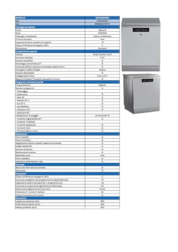 lave vaisselle beko bdfn36640xa en acier inoxydable (60 cm) : performance et élégance pour une vaisselle éclatante