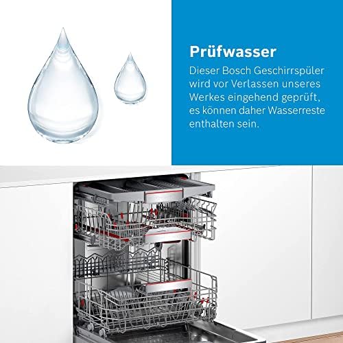 lave vaisselle encastrable bosch smi4has48e série 4 : 60cm, 13 couverts, home connect metallic