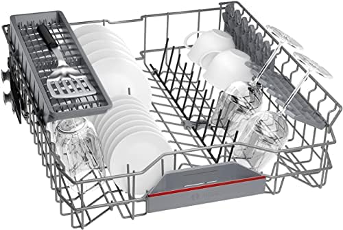 lave vaisselle encastrable bosch smi4has48e série 4 : 60cm, 13 couverts, home connect metallic