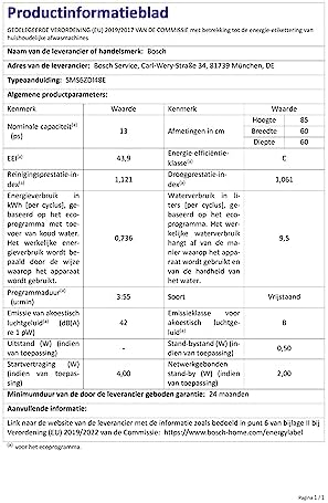 lave vaisselle bosch sms6zdi48e série 6 : avis, caractéristiques et prix